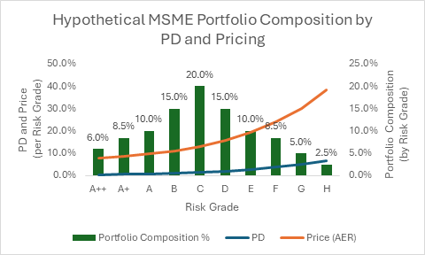 Hypothetical MSME Portfolio Composition and Pricing   